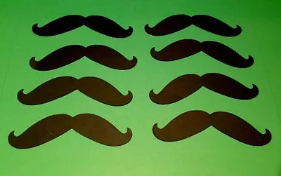 Mustaches LOT 100 DIE CUTS 3.5  L Party & Card Decorations Scrapbooking Wedding • $2.99