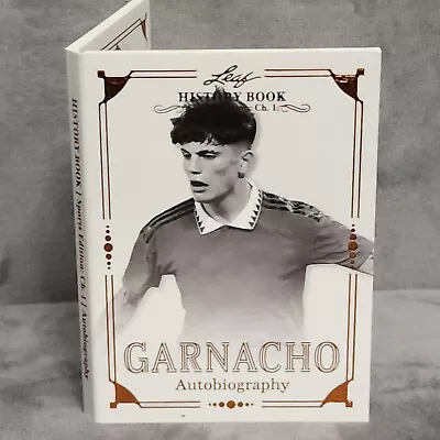 Alejandro Garnacho 2023 Leaf History Book Ch 1 Autobiography 14/25 #A-AG1 • $250