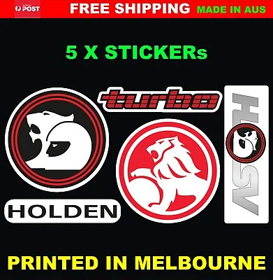 HOLDEN HSV Stickers Decals X 5   Car Window Tool Box Man Cave Bar • $7.95