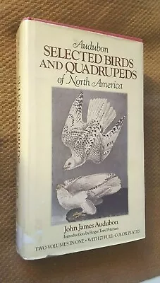 Audubon Selected Birds And Quadrupeds Of North America One Vol Edition 1978 RARE • $25