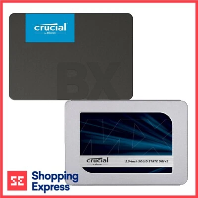 $42 • Buy Crucial SSD 1TB 2TB 240GB 250GB 480GB 500GB 960GB BX500 MX500 Series