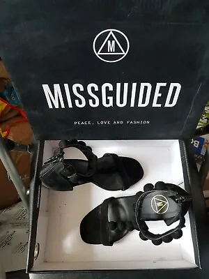 £3.45 • Buy Missguided Women Sexy Black Shoes Size 3 Good Condition With Box 
