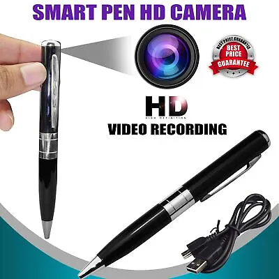 £9.89 • Buy 1080P HD Pocket Camera Pen Hidden Spy Mini Body Video Recorder DVR Security Cam