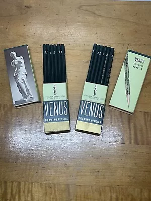 Vintage Venus 3800 7H Drawing Pencils 2-Dozen Unsharpened In Original Boxes • $29.99