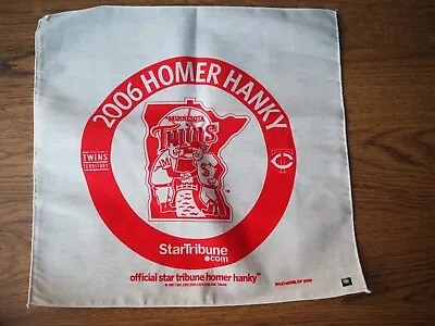 2006 Homer Hanky MN Twins Baseball Souvenier StarTribune Advertising • $3.95