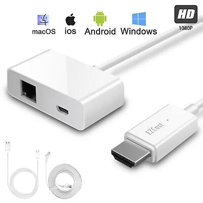 4K 1080P Wireless HDMI Display Dongle Adapter Mirror Screen For IPhone Android • $7.95