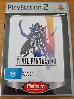 Final Fantasy XII (12) With Manual PlayStation 2 PS2 PAL Free Postage • $9.99