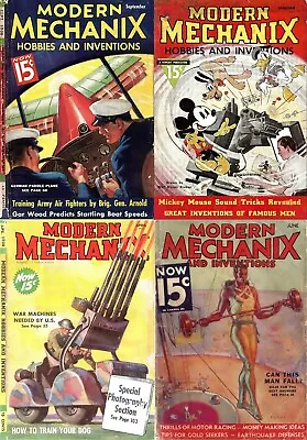 Modern Mechanix Magazine - 43 Old Rare Select Issues - Years (1932-1938) On DVD • $12.99
