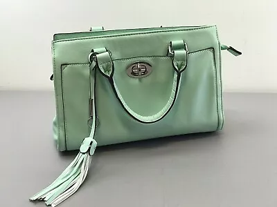 Charming Charlie Light Green / Mint Fashion Satchel Handbag Purse • $20