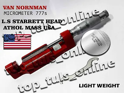 L.S STARRETT HEAD USA VAN NORMAN BORING BAR MICROMETER 777S 65m - 135m METRIC • $199