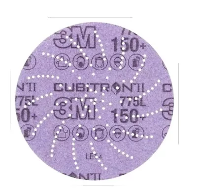 $30.99 • Buy 3M™ Cubitron™ II Hookit™ Clean Sanding Film Disc 775L, 150+, 5 In, Die 500LG, 50