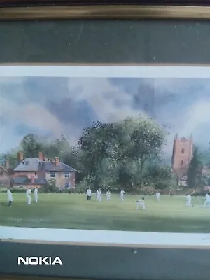 £14.90 • Buy Terry Harrison  Signed Print, Cricket Groundall Cricket Ground