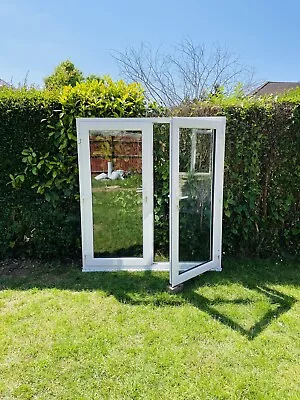£180 • Buy UPVC PVC French Patio External Exterior Double Glazed Double Doors *Excellent*