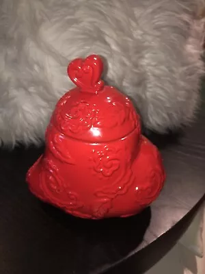 Davids Cookies Rare Valentine Heart Cookie Jar • $25