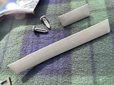 Mercedes-Benz W126 C126 Driver's Knee Bolster Grey Trim Covers  (2) • $50