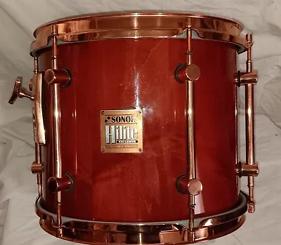 Sonor HiLite Excusive 12x10 Tom In Red Maple • $424.95