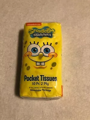 SpongeBob Pocket Tissues 1pack  • $1.99