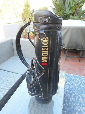 Classic MICHELOB Carry / Cart Golf Bag Black - RARE! • $34