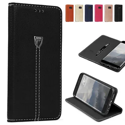 Urcover® Noble Series Faux Leather Case | Premium Smartphone Protective Cover • £13.99