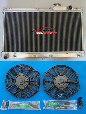 2 Row Aluminum Radiator For 1990-1997 Mazda Miata MX5 Manual Transmission • $196