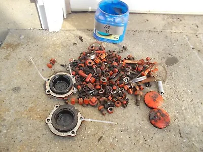 Allis Chalmers B AC Tractor ASSORTMENT Of Nuts Bolts Parts Pieces Springs • $79.85