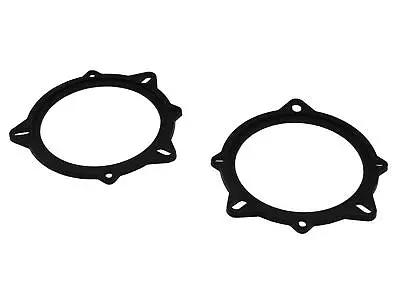 100mm 10cm 4  Front Door Speaker Adapter Rings For Bmw 3 5 Series X1 X3 X5 • £11.99