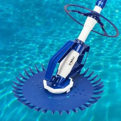 Automatic Swimming Pool Vacuum Cleaner Inground Above Ground & Hose Set Blue • $80.99