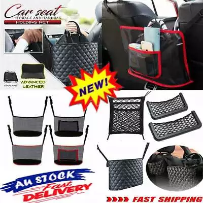 Advanced Car Net Pocket Handbag Holder Organizer Seat Side Storage Net Bag - AU • $8.01
