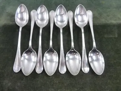 8 Nice Vintage Mappin & Webb Louis XVI Dessert Spoons EPNS Silver Plated • £27.99