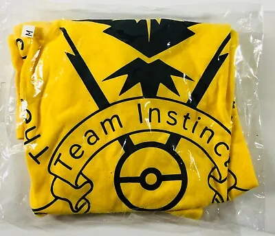Pokemon Go!  Team Instinct Yellow & Black Rare Promo T-Shirt  Med • $32