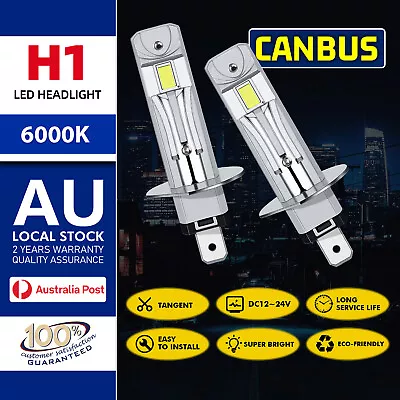 H1 LED Headlight CANbus Beam Bulbs Halogen 1:1 For Mazda 6 2004 GY Station Wagon • $50.99