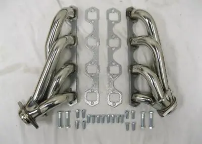 Small Block Ford 289 302 351W Stainless Street Rat Rod Shorty Exhaust Headers • $162.95