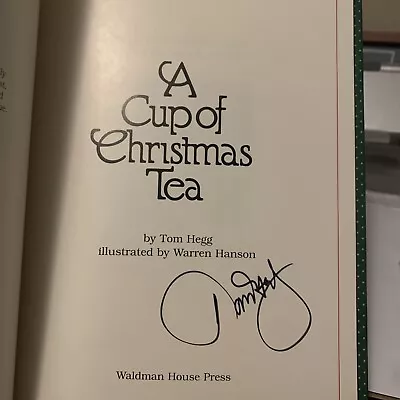 A Cup Of Christmas Tea By Tom Hegg (1982 Hardcover) • $65