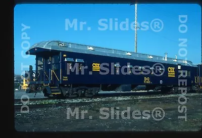 Original Slide B&O Baltimore & Ohio CSX MofW Ex Observation Car 911602 In 1986 • $7.50