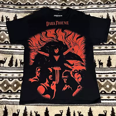 Vintage Marvel Dark Phoenix Shirt Mens Large Black X-Men Superhero Comic Tee • $39.99