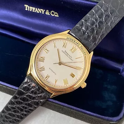 Audemars Piguet Huitieme Tiffany & Co. Dual Signed 18K Gold Automatic Watch MINT • $8995