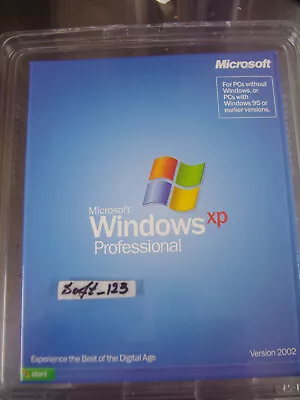 Microsoft Windows XP Professional Full MS WIN PRO =SEALED IN PLASTIC CONTAINER= • $229.95