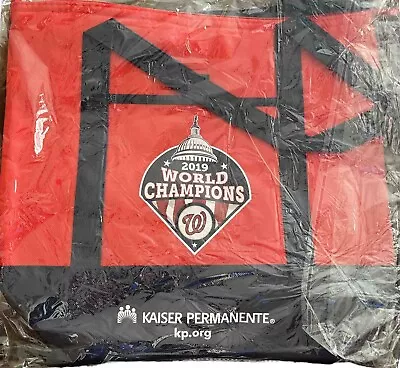 Washington Nationals 2029 World Champion Tote Bag Kaiser Permanente • $0.99