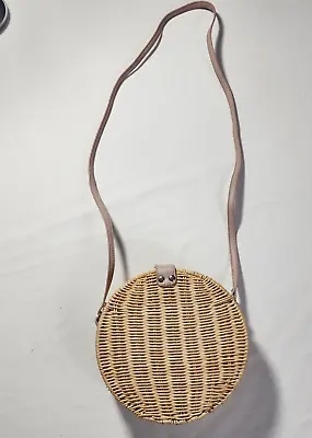$29 • Buy Forever New Brown Round Rattan Bag