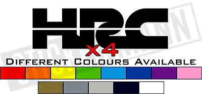 4 X HONDA HRC TANK FAIRING STICKERS / DECALS - DIFFERENT COLOURS AVAILABLE • £3