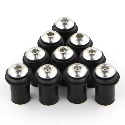 $8.99 • Buy Windscreen Bolts Fit For Suzuki Burgman 650/200/400 V-Strom DL250 DL650 DL1000