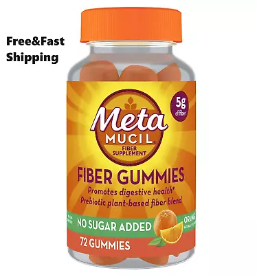 Metamucil Daily Fiber Supplement Fiber Gummies For Digestive Health 72 Ct • $19