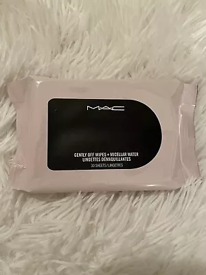 MAC Make Up Remover Wipes Gently Off Wipes Micellar Water 30 Sheets P2 • $18.99