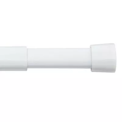 Oval Spring Tension Rods- Adjustable Widths- White- Select Size (4 Sizes) • $9.99