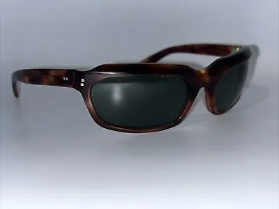 Vintage B&L Ray Ban Chalet Tortoise Brown Sunglasses 1968 Bausch Lomb Wrap 1960s • $99.99