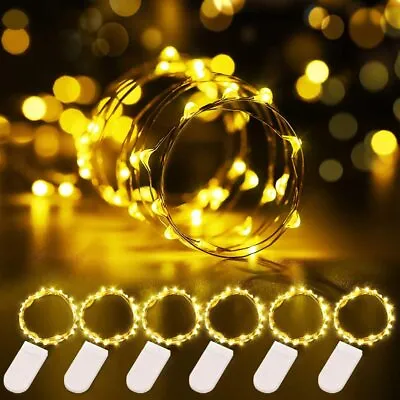 £1.98 • Buy Battery Operated 20/40 LED String Fairy Lights Micro Rice Copper Wire Christmas