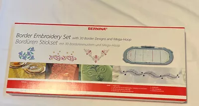 Bernina Embroidery Set 30 Border Designs + Mega Hoop USB Stick • $339.99