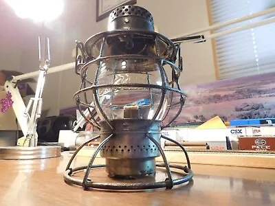 CHICAGO & NORTH WESTERN RAILROAD LANTERN A&W CO.  ADLAKE  RELIABLE C&NW.Ry 1897 • $275