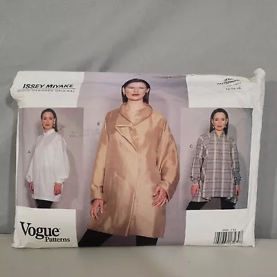 Vogue Patterns #2922 Issey Miyake 12 14 16 Designer Original Loose Fitting Top • $19.99