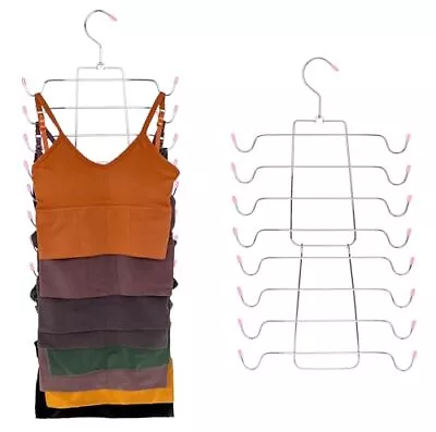 Premium Tank Tops Hangers，Bra Hanger Metal Space Saving Hanger Closet Organiz... • $17.75